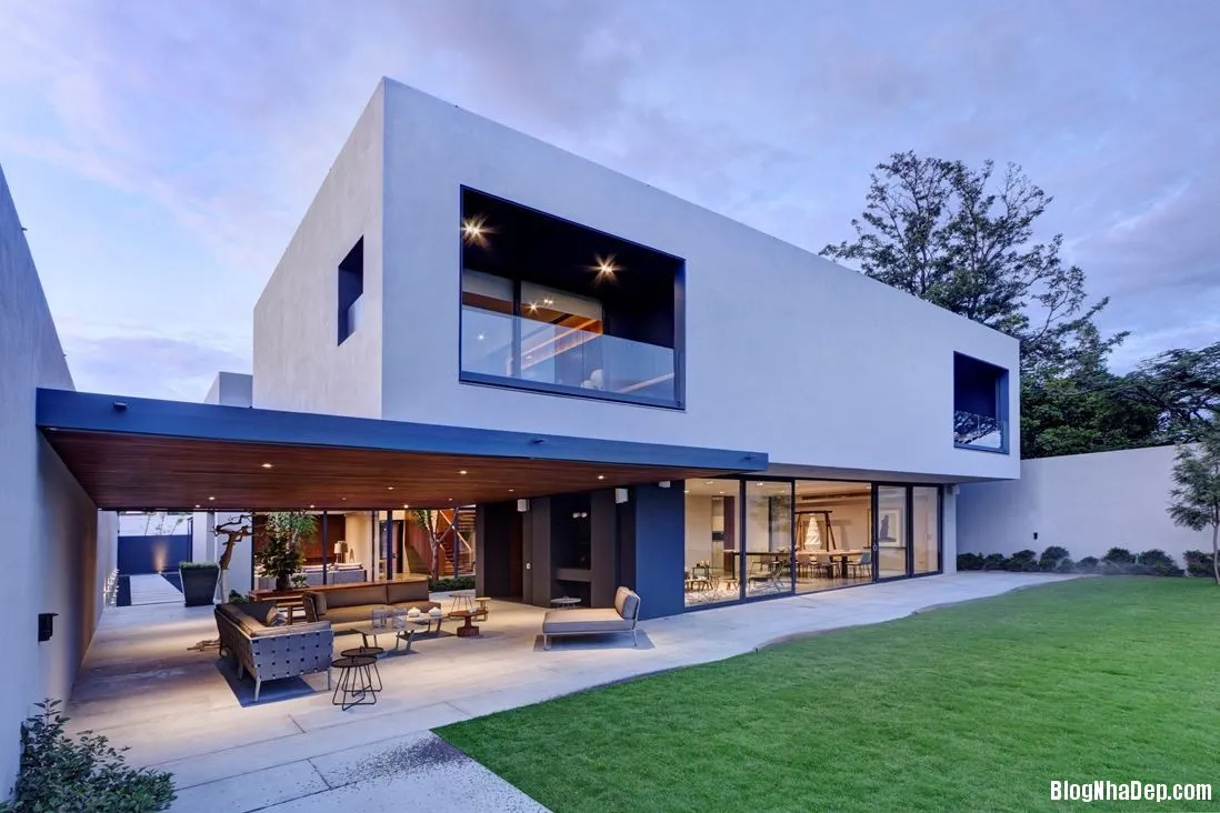 modern concrete home Biệt thự hiện đại thanh lịch từ kiến trúc sư Elias Rizo