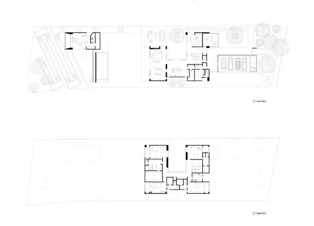 modern home floorplan1 Biệt thự hiện đại thanh lịch từ kiến trúc sư Elias Rizo
