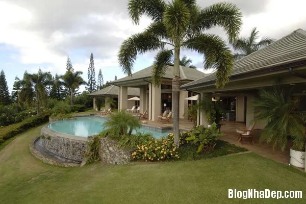 Ngôi biệt thự với lối kiến trúc mang đậm phong cách “Aloha”