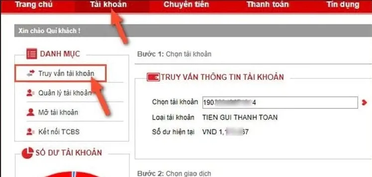 03 cách kiểm tra lịch sử giao dịch Techcombank trên điện thoại