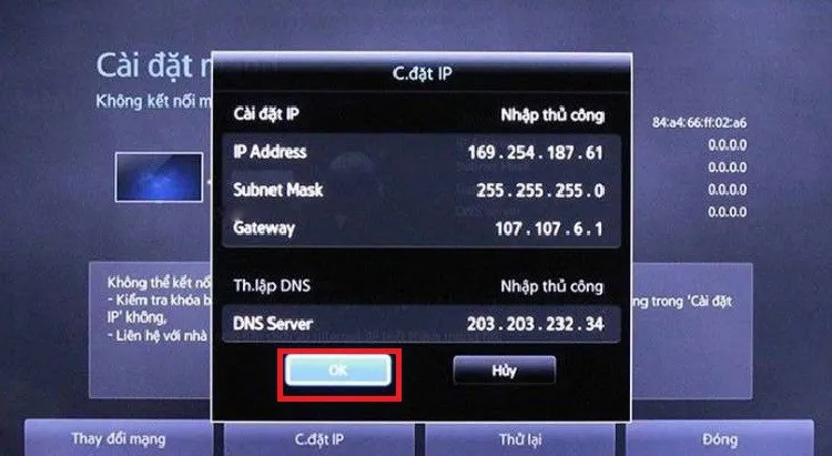 05 cách khắc phục lỗi TV Samsung không kết nối được Wi-Fi