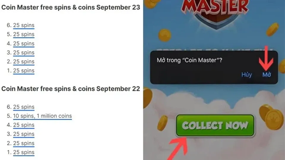 1000 Spin link Coin Master: Link nhận miễn phí mới nhất 2024, đừng bỏ lỡ cơ hội nhận lượt quay may mắn