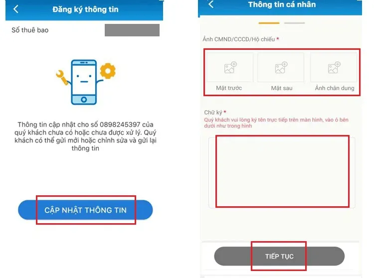 2 cách cập nhật thông tin thuê bao MobiFone online ngay tại nhà