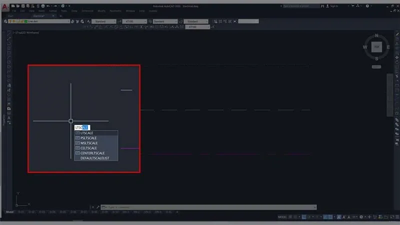 2 cách chỉnh khoảng cách nét đứt trong CAD đơn giản, kèm ví dụ minh họa