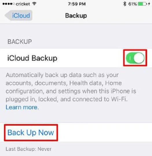 2 cách dễ dàng back up iPhone phòng rủi ro khi cập nhật iOS 10.3