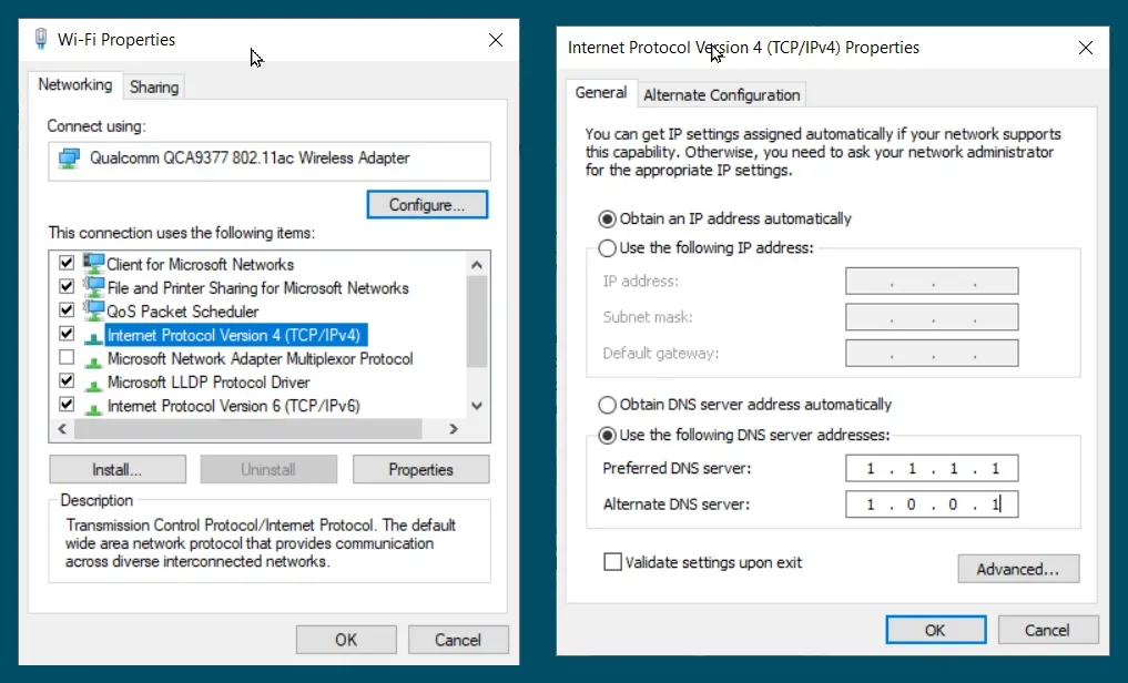 2 cách kiểm tra lỗi dns_probe_finished_nxdomain và cách fix lỗi