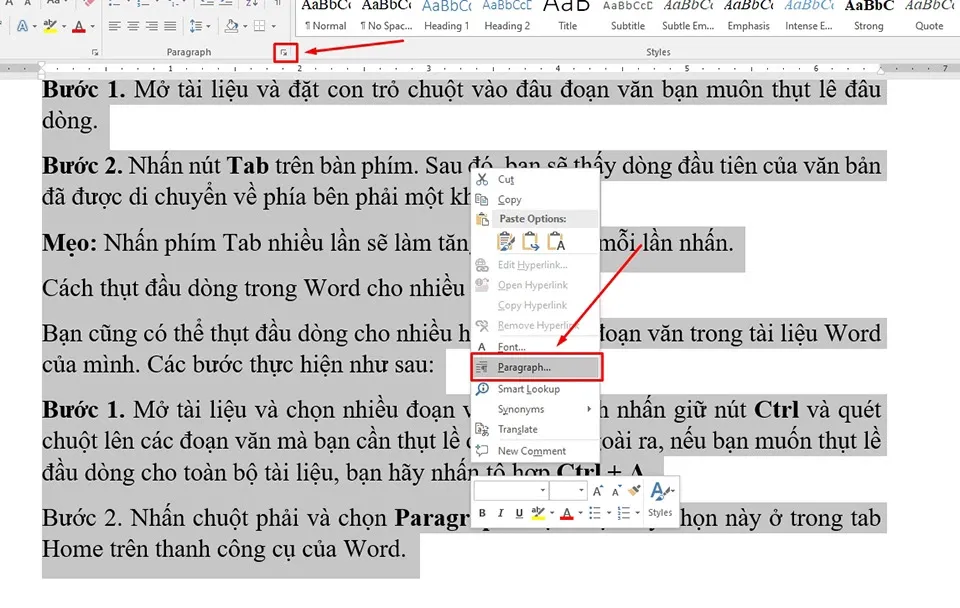 3 cách giúp bạn thụt đầu dòng trong Word để tạo ra bố cục tài liệu đẹp hơn