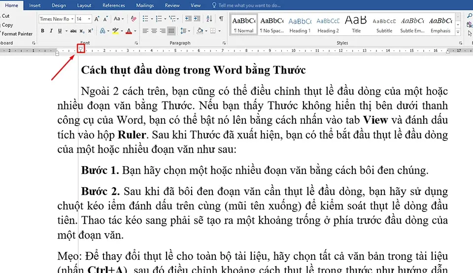 3 cách giúp bạn thụt đầu dòng trong Word để tạo ra bố cục tài liệu đẹp hơn