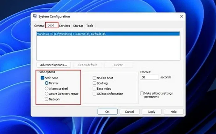 3 cách khởi động vào Safe Mode trên Windows 11 khi cần