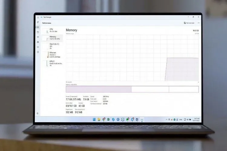 3 cách kiểm tra số lượng khe RAM còn trống trên laptop không cần tháo máy