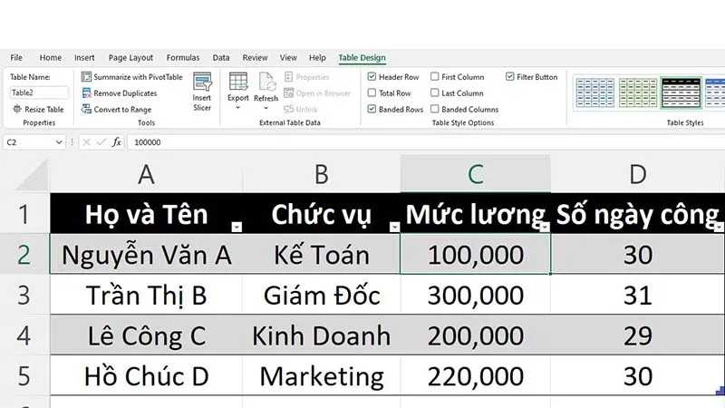 3 cách tạo bảng trong Excel đơn giản và nhanh chóng nhất