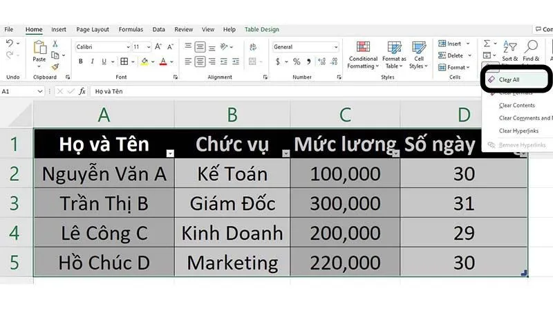 3 cách tạo bảng trong Excel đơn giản và nhanh chóng nhất