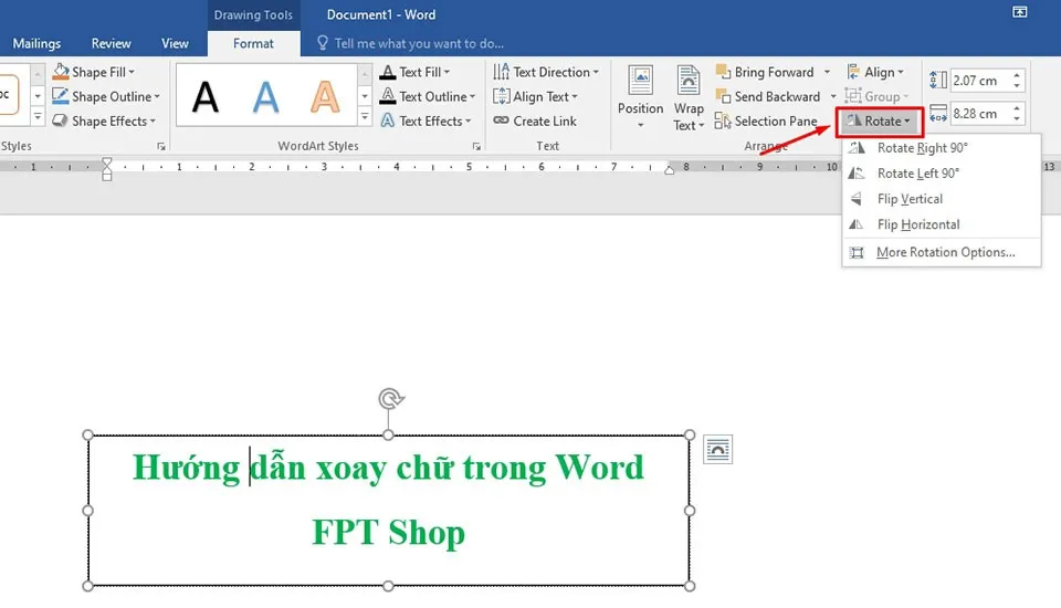 3 cách xoay chữ trong Word đơn giản mà nhiều người không biết