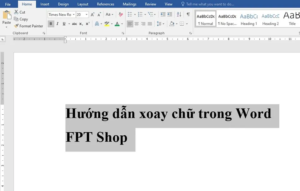 3 cách xoay chữ trong Word đơn giản mà nhiều người không biết