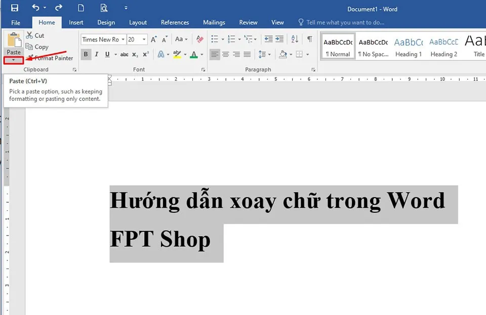 3 cách xoay chữ trong Word đơn giản mà nhiều người không biết