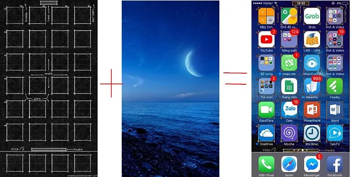 4 Bước đơn giản để tùy biến giao diện iPhone đẹp lung linh!!!