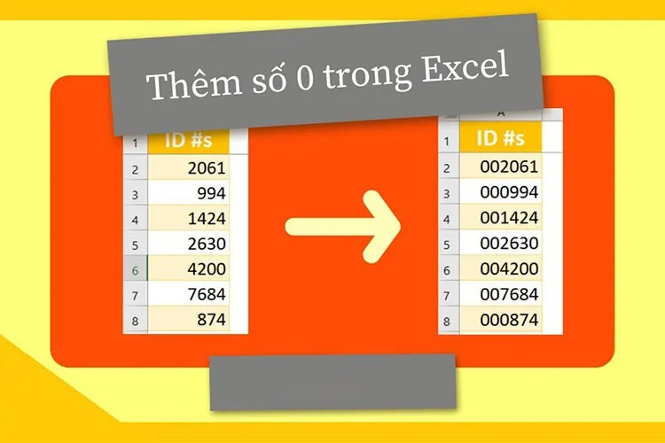 4 cách để thêm số 0 trong Excel mà bạn phải biết