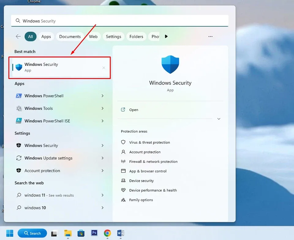 4 cách sửa lỗi Windows Security không mở được trong Windows 11