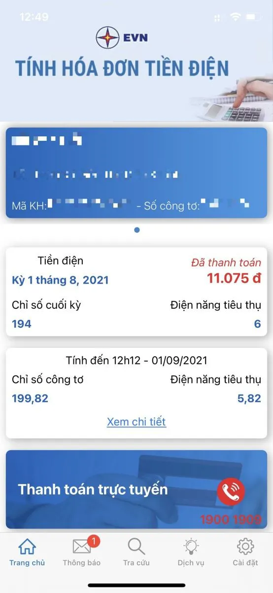 4 cách xem lượng điện tiêu thụ trong tháng trên điện thoại cực nhanh