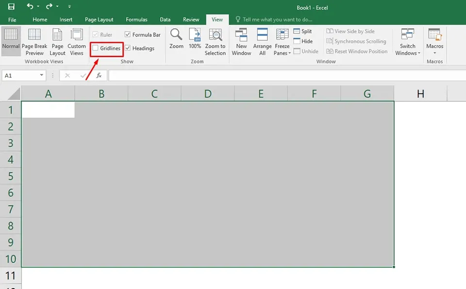 4 cách xóa dòng kẻ trong Excel mà không nhiều người dùng biết