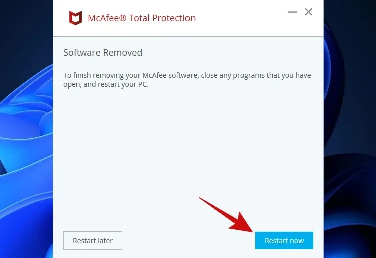 4 cách xóa McAfee cứng đầu khỏi Windows 11 vĩnh viễn