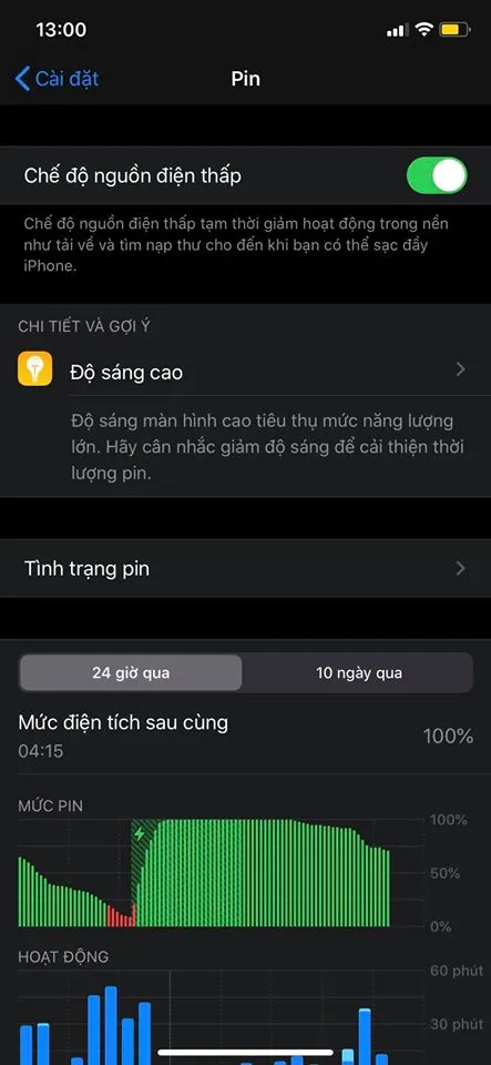 5 cách giúp bạn khắc phục sự cố hao pin trên iOS 13 đối với iPhone