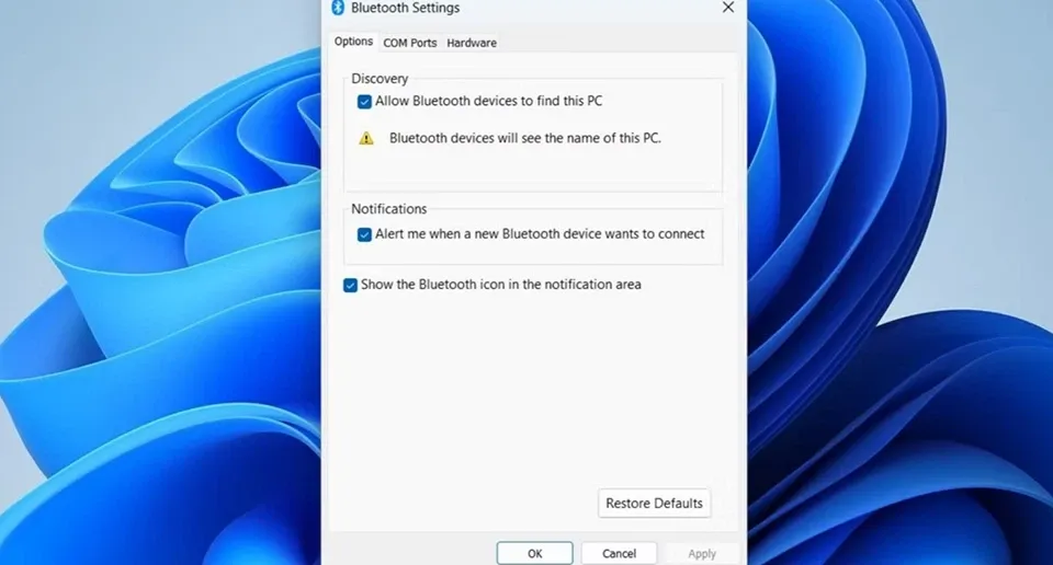 5 cách khắc phục lỗi Windows 11 không có Bluetooth