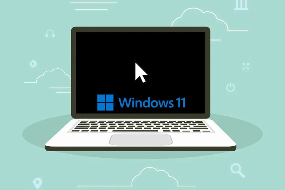 5 cách sửa lỗi laptop Windows 11 bị đen màn hình chỉ thấy chuột