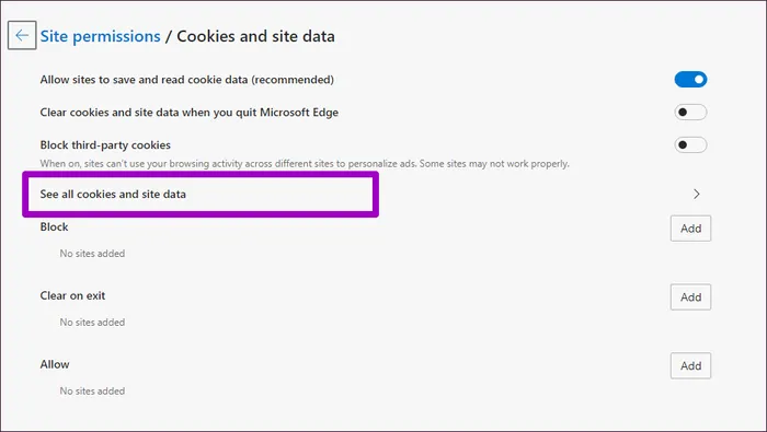 5 cách tốt nhất để xóa cookies và cache trên Microsoft Edge