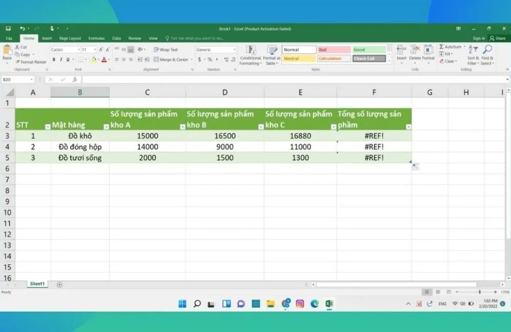 5 lỗi #REF thường gặp trong Excel và cách xử lý lỗi #REF! nhanh chóng mà bạn nhất định phải biết