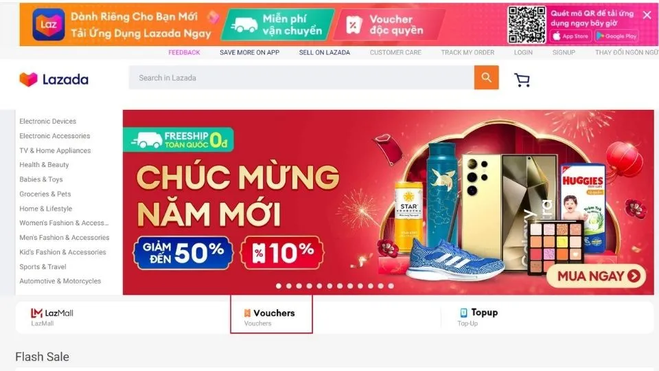 7 cách lấy và áp dụng mã giảm giá Lazada cho người dùng mới đăng ký sử dụng lần đầu