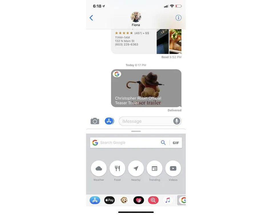 7 điều thú vị có thể làm trên iMessenger với Google