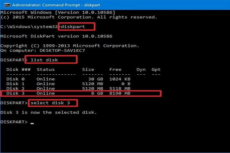 8 bước format ổ cứng bằng CMD