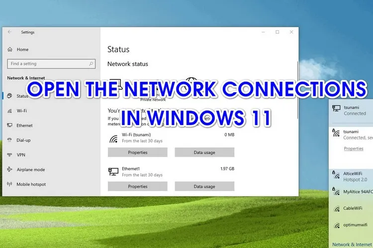 9 cách để mở Network Connections trên Windows 11 khi cần