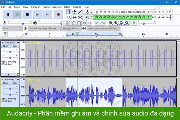 Audacity download – Tải phần mềm chỉnh sửa âm thanh Free với những tính năng ưu việt