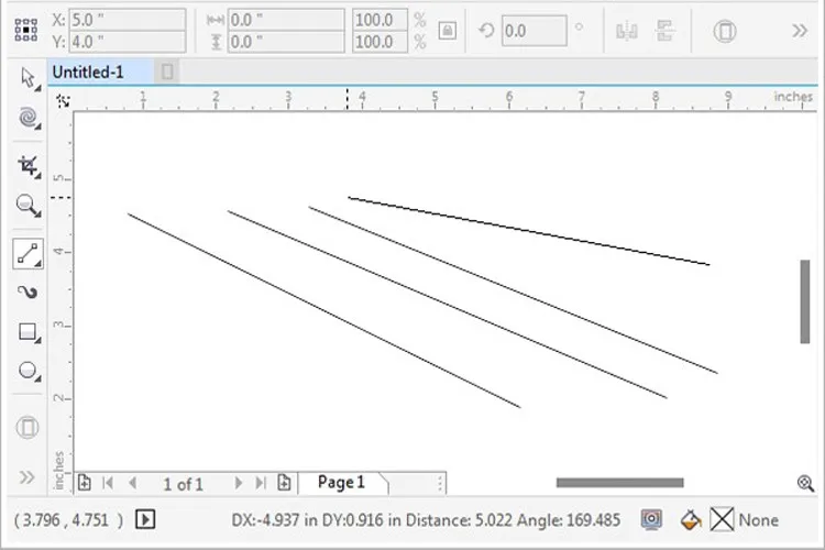 Bạn có thể vẽ đường thẳng trong Corel chỉ với 4 công cụ đơn giản nhất
