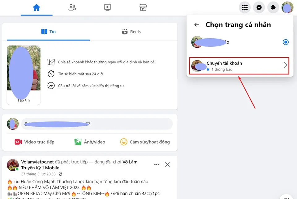 Bạn đã biết được cách chuyển tài khoản Facebook siêu nhanh này chưa?