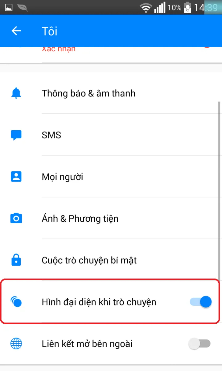 Bạn đang bị làm phiên bởi Facebook Messenger, hãy thử tắt nó ngay