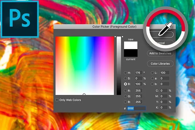 Bảng màu Photoshop và cách lấy màu photoshop đơn giản