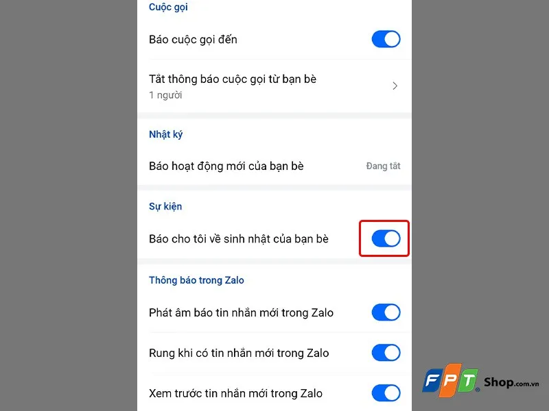 Bật bí với bạn cách để tắt thông báo sinh nhật trên Zalo nhanh chóng, tránh đi các thông báo không đáng có