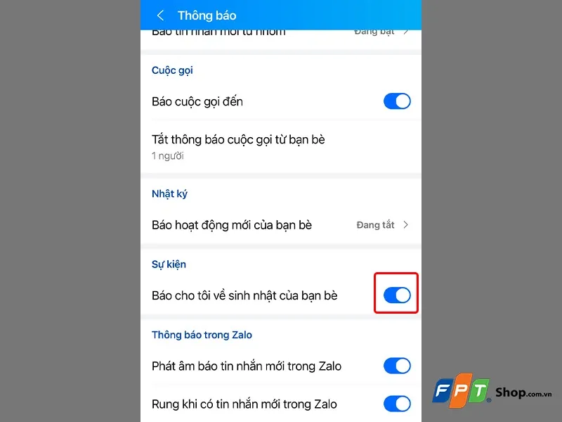 Bật bí với bạn cách để tắt thông báo sinh nhật trên Zalo nhanh chóng, tránh đi các thông báo không đáng có