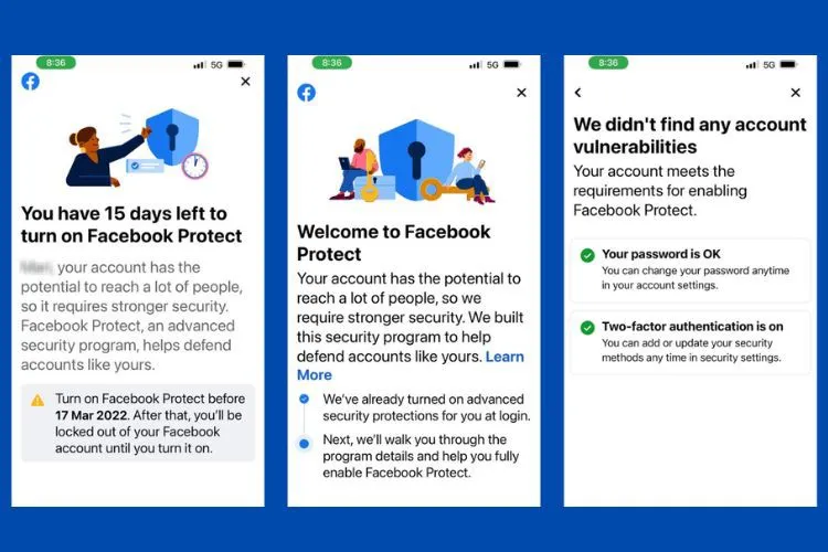 Bật Facebook Protect có cần thiết? Không sử dụng sẽ bị mất tài khoản?