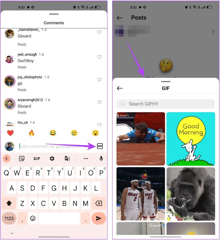 Bật mí cách đăng bình luận bằng ảnh GIF trên Instagram