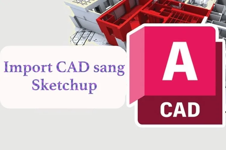 Bật mí cách import CAD sang Sketchup (SKC) để xuất file, đảm bảo đúng tỉ lệ