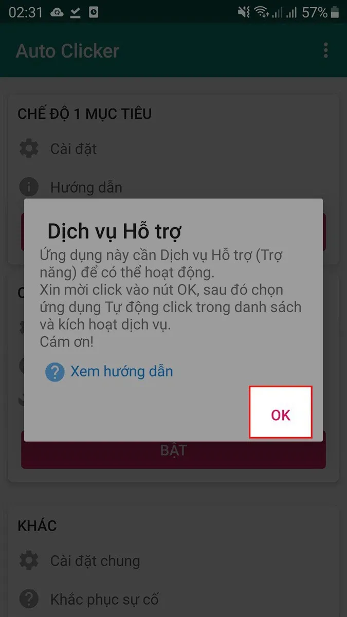 Bật mí cách sử dụng Auto Click cho Android