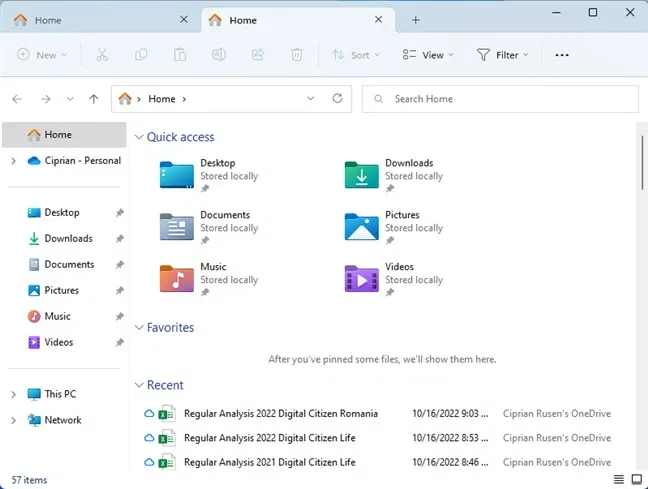 Bật mí cách sử dụng Tab trong File Explorer trên Windows 11