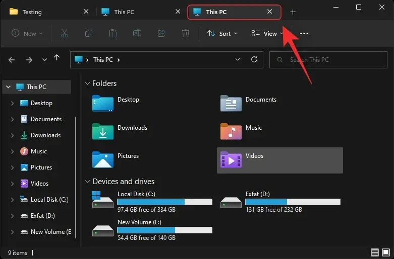 Bật mí cách sử dụng Tab trong File Explorer trên Windows 11