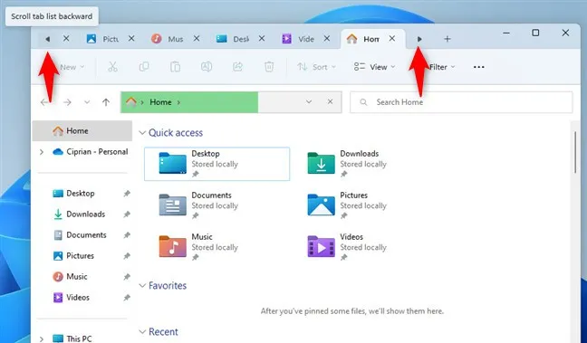 Bật mí cách sử dụng Tab trong File Explorer trên Windows 11