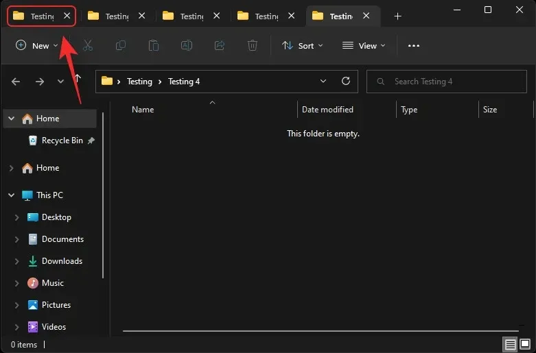 Bật mí cách sử dụng Tab trong File Explorer trên Windows 11