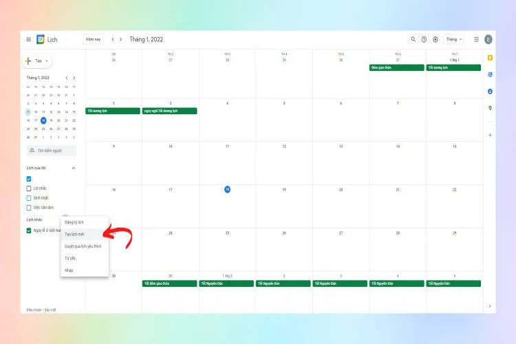 Bật mí cách thêm lịch âm vào Google Calendar cực đơn giản, ai cũng nên biết